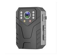 JOJIDE Caméra corporelle, 8/128G 4K Mini caméra corporelle Full HD 1080P 2 Pouces IPS écran Tactile Vision Nocturne enregistreur vidéo Garde de sécurité Police Corps Mini Cam(128G)