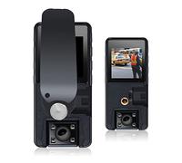 JOJIDE Caméra corporelle, A39 1080P Vision Nocturne Infrarouge Full HD Mini caméra Dash Cam Petit caméscope 180 degrés Grand Angle Police Bodycam(32GB,Standard Set)