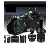 JOJIDE Camescope Numerique, Appareil Photo numérique 33MP Objectif Grand Angle 0,5X Téléobjectif 24X + Appareil Photo numérique à lumière LED(D7200 2battery)