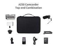 JOJIDE Camescope Numerique, Caméra vidéo 4K for Blogueur filmant 64X Zoom numérique Vision Nocturne caméscope Domestique Professionnel(Top Kit)