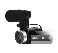 JOJIDE Camescope Numerique, Caméra vidéo 56MP caméscope 4K Vlog for Diffusion en Direct Webcam Vision Nocturne 16X Zoom Photographie enregistreur numérique(No SD Card,with Microphone-01)