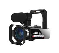 JOJIDE Camescope Numerique, Caméra vidéo en Streaming 4K à Objectif Grand Ange avec Microphone Time Lapse18X Vlog caméscope 48MP Blogueur Photographie Webcam(NO SD Card)