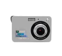 JOJIDE Camescope Numerique, Mini Appareil Photo numérique for la Photographie Vintage Compact Photo Recorder 2.7 TFT Écran Portable DV Selfie Rétro 18MP Caméscope Vidéo(32G SD Card,Silver)