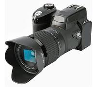 JOJIDE Camescope Numerique, Zoom Optique 24X Téléobjectif Grand Angle Appareil Photo numérique Professionnel SLR Lampe de Poche Enregistreur 33MP 1080P 3quot;Filtrer(32G SD Card,NO Flashlight)