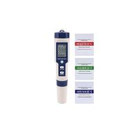 JOJIDE Compteur de qualité de l'eau à Fonction 5 en 1, testeur de salinité PH TDS EC avec rétro-éclairage for l'aquaculture, l'eau Potable et la Piscine(Without Backlight)