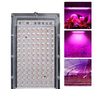 JOJIDE Lampe Horticole, Lampe de croissance à LED à spectre complet 50 W 100 W Projecteur avec LED for serre Lampe phyto for semis de fleurs hydroponiques(100W)