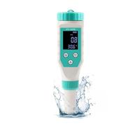 JOJIDE Moniteur numérique de qualité de l'eau de Piscine, testeur de pH, Chlore, ORP, EC, TDS, salinité, température, FAC, for Piscine, Aquarium, Spa hydroponique