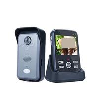 JOJIDE Sonnette Camera, Écran LCD 3,5 Pouces 300 000 Pixels Interphone sans Fil 2,4 GHz Sonnette Vidéo Domestique
