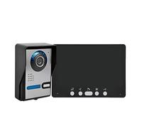 JOJIDE Sonnette Camera, Filaire Vidéo Porte Téléphone Sonnette Interphone Système D'entrée À La Maison Étanche Caméra Infrarouge Extérieure Peut Être Verrouillé 1 À 1