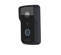 JOJIDE Sonnette Camera, Interphone Vidéo Domestique Multilingue Sonnette Extérieure Mini Caméra Villa Station De Porte