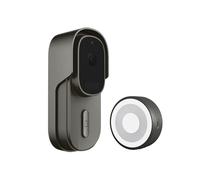 JOJIDE Sonnette Camera, Sonnette vidéo extérieure Wi-FI 1080P, étanche, Filaire, sans Fil