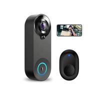 JOJIDE Sonnette Camera, Sonnette vidéo sans Fil 1080p, caméra WiFi Intelligente, détecteur de Mouvement for Maison connectée