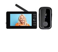 JOJIDE Sonnette Camera, Sonnette vidéo sans Fil 1080p, WiFi, Intelligente, 2,4 GHz, Bluetooth, écran IPS 4,3 Pouces