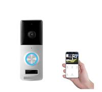 JOJIDE Sonnette Camera, Tuya Video Doorbell Low Power Smart Video Intercom Vidéo Sonnette À Distance