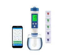 JOJIDE Testeur de pH Bluetooth 7 en 1/5 en 1, Intelligent, pH, EC, TDS, ORP, sel, SG, température, qualité de l'eau, Aquariums, hydroponie, salinité(5 in 1 PH Meter)