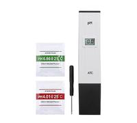 JOJIDE Testeur de PH numérique, testeur de qualité de l'eau, Dispositif de Mesure de l'acidité, Piscine d'eau, Aquarium hydroponique, Brassage à Domicile 0-14pH(Blanc)