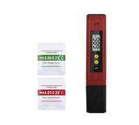 JOJIDE Testeur de qualité de l'eau Haute précision 0,01 pH, écran LCD numérique, pla de Mesure, Stylo de Test de pH, adapté aux piscines et Aquariums(Rot)