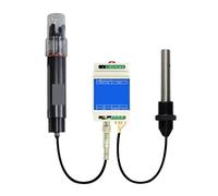 JOJIDE Testeur Eau, Sonde d'électrode de pH et EC de Type Rail DIN, détecteur RS485 2 en 1, capteur Industriel for Surveillance des eaux usées