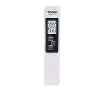JOJIDE Testeur Professionnel 3 en 1, Compteur d'eau TDS EC, Compteur de température numérique LCD, Stylo de Test d'eau, Filtre de pureté, qualité de l'eau(Blue-A)