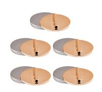 jojnsha 5pcs Magnétique Metal Broo Brooch Convertisseur Harm Free Clothing Magnet Boucle Mini-Broche Convertisseur pour Écharpe Nom De La Fermage Tag Tag Abit De Vêtements Gratuits