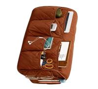 jojnsha Accoudoir matelassé de rangement pour canapé, 5 tons au choix en tissu résistant aux déchirures, multi-usages, poche de rangement pour accoudoir de bureau à domicile