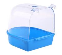 jojnsha Baignoire à oiseaux pour cage à perroquet - Antidérapante - Accessoires de douche à suspendre - Cage à oiseaux pour petits oiseaux