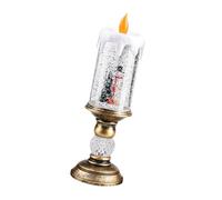 jojnsha Boule lumineuse en cristal avec changement de couleur - Décoration de fête de Noël - Pour femme