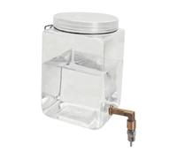 jojnsha Bouteille d'eau pour animal domestique 620 ml avec buse à broche pour perroquets et rongeurs