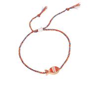 jojnsha Bracelets D'amitié Tissés Faits À La Main À Breloques en Alliage Réglable pour Accessoires Quotidiens Accessoire De Chaîne À Main Tissée Artistique