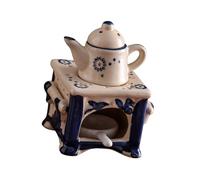 jojnsha Brûleurs À Huiles Essentielles Cires Brûleurs À Fondre Porte-Bougie Chauffe-Plat Diffuseur D'huile Parfumée Cadeaux Spirituels pour La Décoration De La Maison Bougeoir en Céramique