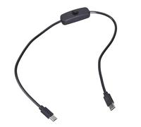 jojnsha Câble D'extension De Cordon d'alimentation avec Interrupteurs 65W Type-c Rapide pour Téléphone Portable Type-c Mâle À Mâle Câble d'alimentation pour Lampe De Bureau LED