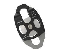 jojnsha Double poulie portable pour camping, randonnée et escalade, accessoires offrant un transport et une installation faciles. Poulie extérieure