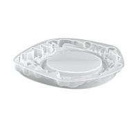 jojnsha Élégant moule baroques en silicone pour travaux manuels, plateau à bijoux décoratif avec gaufrage floral complexe et moule en relief antique