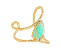 jojnsha en Forme De Larme Vigne Or Élégant Matériaux Alliage Robustes Portable pour La Garde-Robe des Femmes Sophistiquées D'accent Acrylique