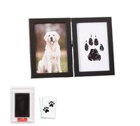jojnsha Ensemble D'empreintes Digitales De Bébé Impression De Pattes d'animaux De Compagnie Superbe Souvenir avec Cadre Tampon d'impression pour Événements Spéciaux Impression De Pattes d'animaux