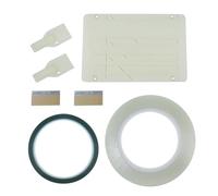 jojnsha Ensemble D'épissure De Bande De Cassettes D'ouverture De 1/4 Et 10 Pouces/Kit Ouvert De Bloc 4/2 Adapté À L'épissure De Bande De Cassettes D'ouverture