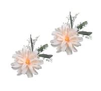 jojnsha Fleur Artificielle Améliorant Instantanément La Scène pour Le Rideau De La Salle De Réception Draperie Attaches De Rideau Fleur en Soie Réaliste pour La Décoration De Mariage