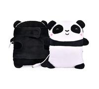 jojnsha Gants Chauffants Électriques USB Panda De Dessin Animé Animal Mignon Sans Doigts Pour Ordinateur Portable D'hiver Chauffe-mains En Peluche Mitaines Demi-doigts Pour La Maison Et Le Bureau Usb