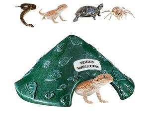 jojnsha Herpeton Abri colophane pour crapauds, crapauds, lézards, habitat extérieur de jardin avec plan d'aiguilles