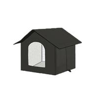 jojnsha Les Chats Extérieurs Isolés Abritent Un Abri Imperméable pour Animaux De Compagnie avec Base Surélevée Petites Maisons De Compagnie Les Protections Hivernales Abri Isolé