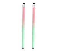 jojnsha Lot de 2 stylos capacitifs ergonomiques pour écran tactile à double extrémité