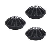 jojnsha Lot de 3 mangeoires multi-usages avec 12 trous pour pigeons, cailles, canards et oies