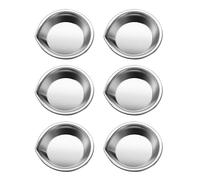 jojnsha Lot de 6 petits plateaux ronds de peinture pour palette de couleurs Convient pour mélanger divers pigments