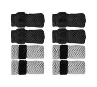jojnsha Lot de 8 chaussures en polyester doux avec ceintures modifiables pour protéger les griffes des animaux de compagnie pour un mouvement facile et un soin des pieds