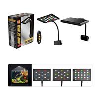 jojnsha Lumière D'aquarium USB avec Fonction De Minuterie 3 Modèles 'éclairage 10 Niveaux Luminosité pour Aquariums Poissons À Faible Consommation 'énergie Fonction Mémoire LED Lampe