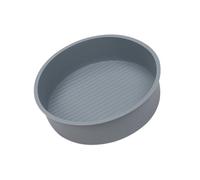 jojnsha Moule à gâteau rond en silicone pour cuisine moderne, passe au lave-vaisselle, idéal pour les cuisiniers à domicile et moule à gâteau en silicone pour four