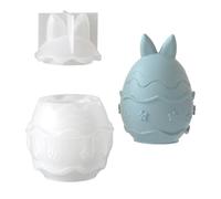 jojnsha Moule créatif en silicone en forme d'œufs de lapins pour bocaux décoratifs et rangement, idéal pour la décoration de la maison