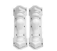 jojnsha Moule de jardin en forme de colonne romaine effet pierre cour jardin pavage moule pour ciment piscine long