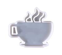 jojnsha Moule en silicone en forme de tasse à café, porte-clés en résine époxy pour loisirs créatifs