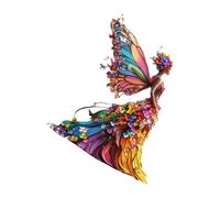 jojnsha Ornement Décoratif Acrylique Fairfly Fairys Sculpture Statue Tabletop Centres pour Le Salon Chambre Home Decors Ornement Décoratif